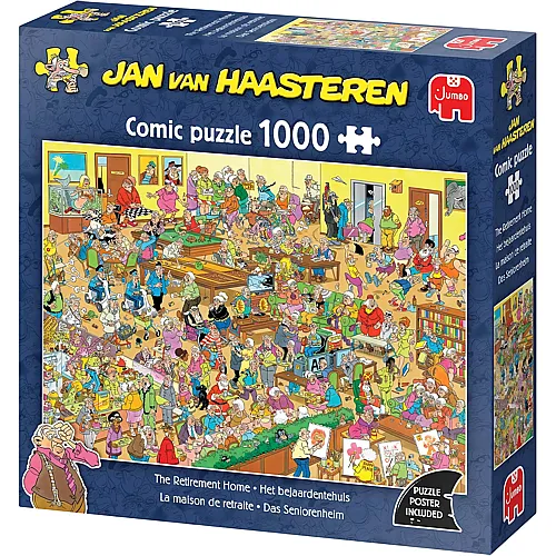Jumbo Puzzle Jan van Haasteren - Das Seniorenheim - 1000 Teile
