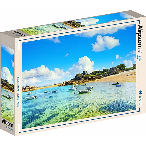 Alipson Puzzle Plage Tr�gastel, Bretagne - 1000 Teile