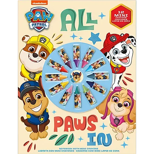 Kids Licensing Paw Patrol Stifte-Set Notizbuch mit Stiften