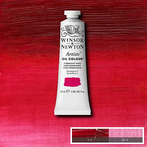 Winsor & Newton W&n Artists' Ölfarbe 37ml Tube Permanentrosa