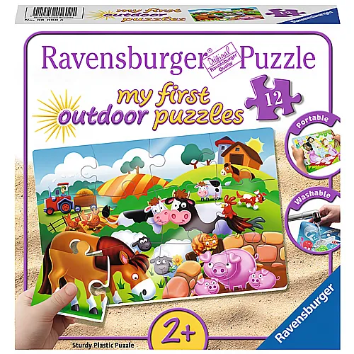 Ravensburger Puzzle Liebe Bauernhoftiere (12Teile)