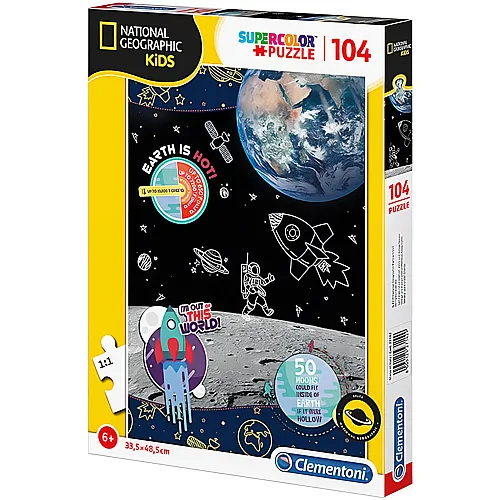 Clementoni Puzzle Supercolor National Geographic Space Explorer (104Teile)