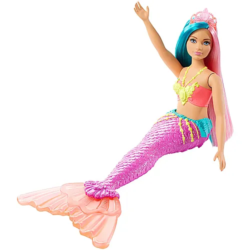 Barbie Dreamtopia Meerjungfrau Puppe (trkis- und pinkfarbenes Haar)