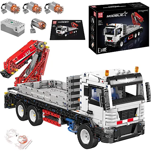 Mould King Models Ferngesteuerter LKW mit Aufbaukran 17063