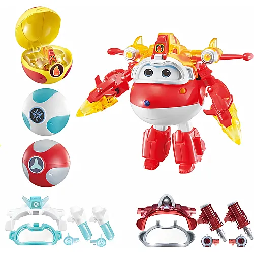 Alpha Toys Transforming Flugzeug Iron Jett - 12,5 cm