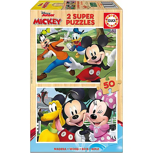 Educa Puzzle Mickey Mouse und Freunde (2x50)