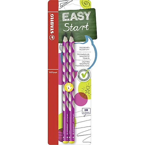 Stabilo EASYgraph pink - 2 Teile