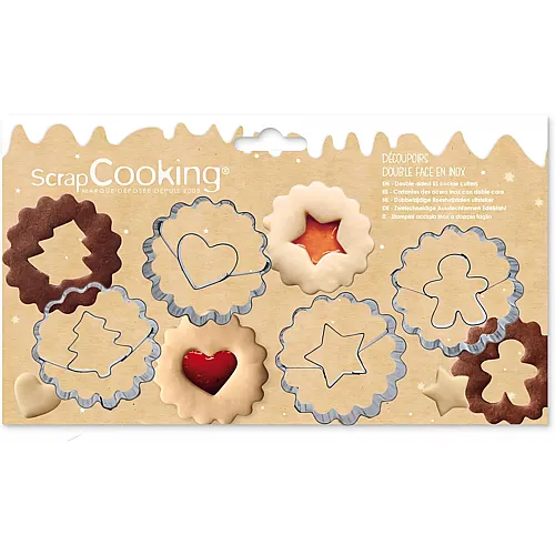 ScrapCooking Ausstechformen Spitzbuben - 4 Teile