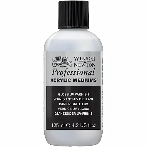 Winsor & Newton W&n Prof. Acryl Malmittel Uv-firnis Gl�nzend 125ml Flasche