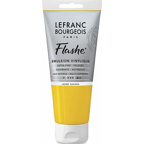 Lefranc Bourgeois Lfb Flashe Acryl 80ml Tube Saharagelb