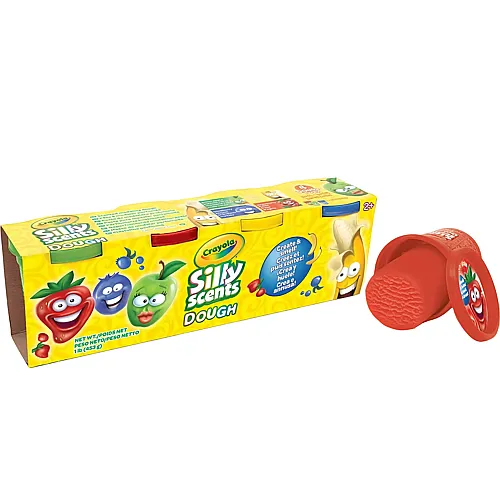 Crayola Silly Scents Knete, Set mit 4 Dosen duftender Knete