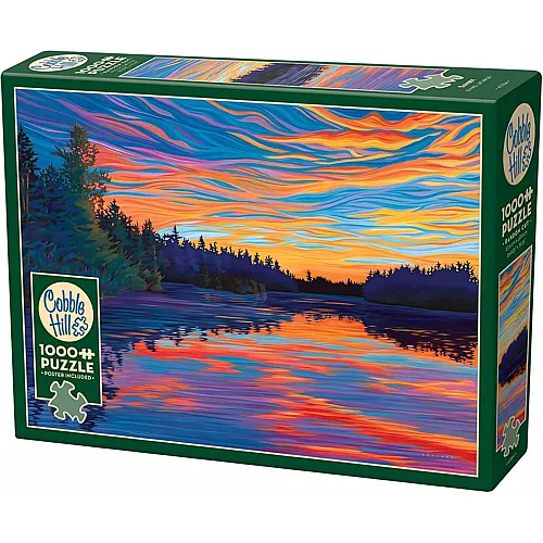 See im Sonnenuntergang 1000Teile