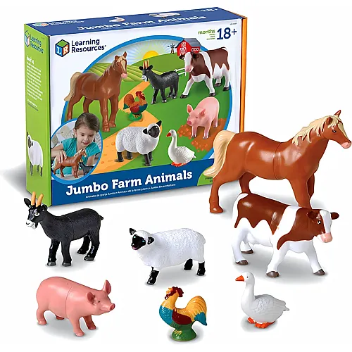 Learning Resources Grosse Bauernhoftiere (7Teile)