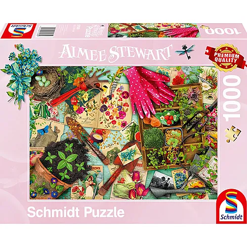 Schmidt Puzzle Aimee Stewart Aufgetischt: Alles fr den Garten (1000Teile)