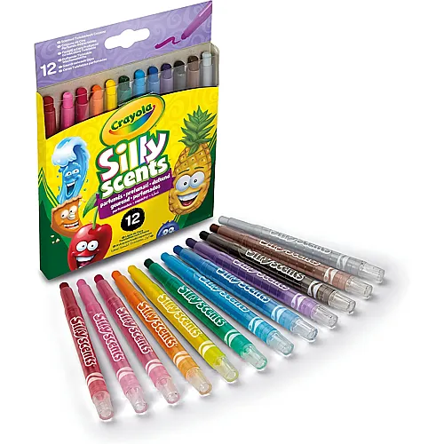 Crayola Silly Scents Duftwachsmalstifte (12Teile)