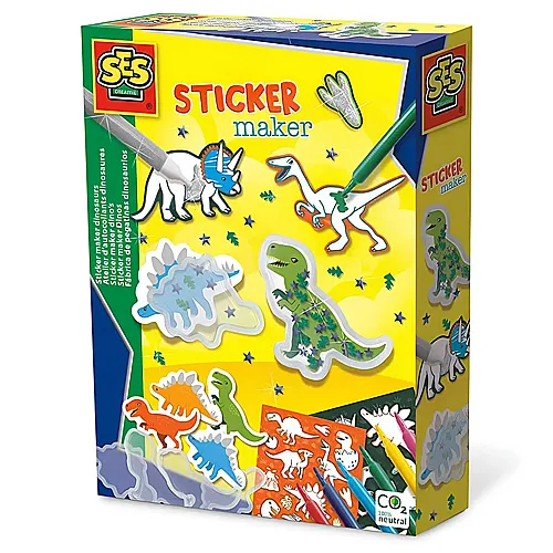 SES Sticker maker Dinosaurier