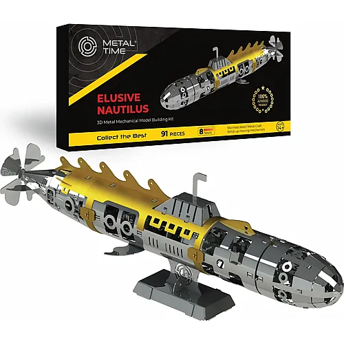 Metal Time Workshop 3D Metal Model Unfassbares Nautilus U-boot 91st.