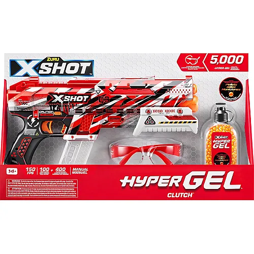 X-Shot Hyper Gel Clutch Blaster