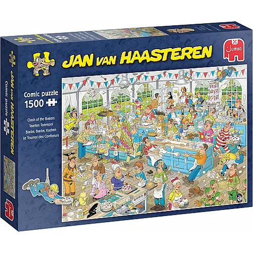 Jumbo Jan van Haasteren - Backe, Backe, Kuchen - 1500 Teile Puzzle - Puzzle f�r Erwachsene