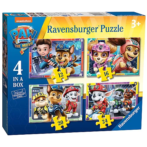 Ravensburger Puzzle 4in1Paw Patrol - 12 Teile
