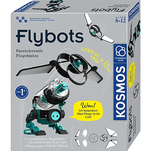 Kosmos Experimentierkasten Flybots - Deutsch