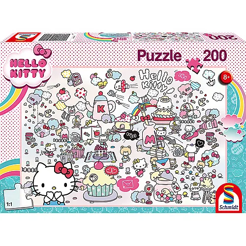 Schmidt Puzzle Hello Kitty, Kittys Welt (200Teile)
