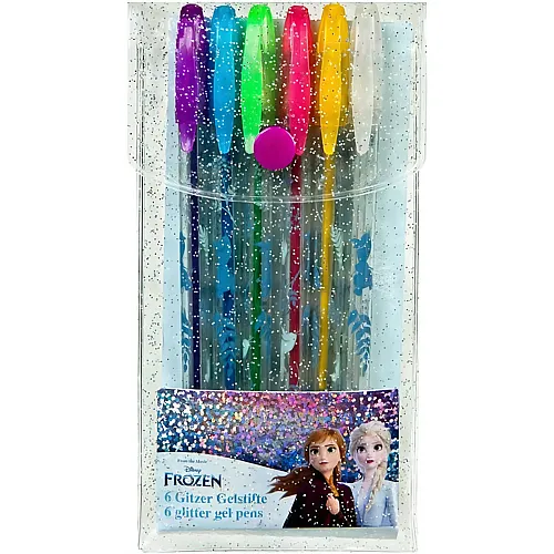 Undercover Disney Frozen Frozen Glitter Gelstifte, 6 Stk.