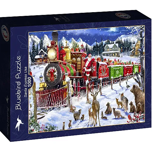 Bluebird Puzzle Santa Express Usa (1000Teile)