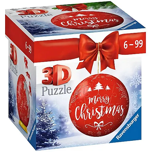 Ravensburger Puzzle Weihnachtskugel rot - 54 Teile
