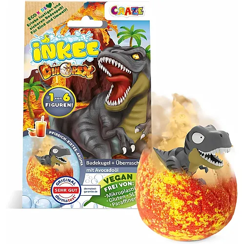 Craze Inkee �berraschungs-Badekugel Dino