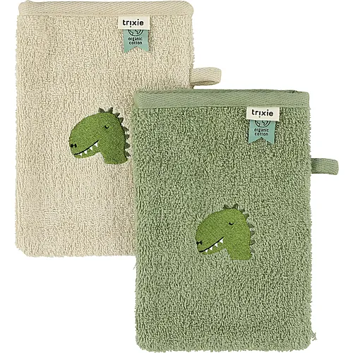 Trixie Waschhandschuh 2er Set Dino Aura