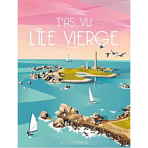 La Loutre Puzzle T'as vu l'ile vierge Plouguenau - 1000 Teile