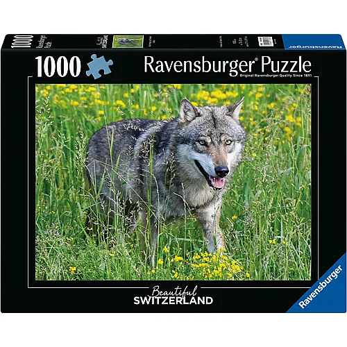 Ravensburger Wolf im Natur- und Tierpark Goldau (1000Teile)