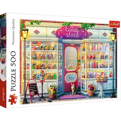 Trefl Puzzle Der S�ssigkeitenladen - 500 Teile