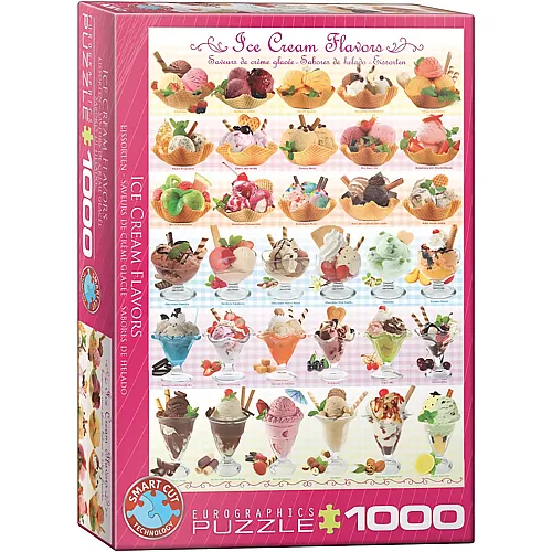 Eurographics Puzzle Eisbecher Collage - 1000 Teile