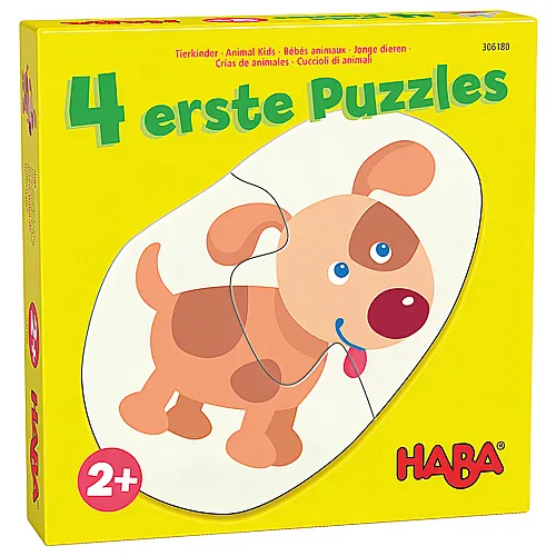 HABA 4 erste Puzzles  Tierkinder (2,3,4)