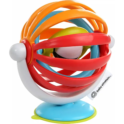 Baby Einstein Sticky Spinner Spielzeug, perfekt auf Reisen oder f�r unterwegs, saugf�higer Boden zum Anbringen auf glatten