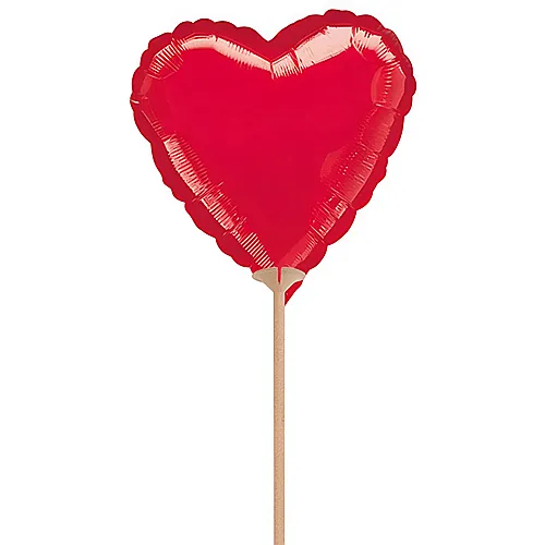 Amscan Mini-Folienballon rotes Herz (23cm)