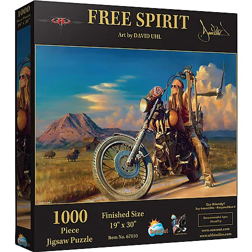 SunsOut Puzzle David Uhl Free Spirit - 1000 Teile