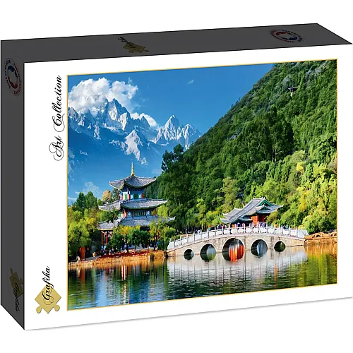 Grafika Puzzle Art Collection Jade Dragon Snow Mountain - 1000 Teile