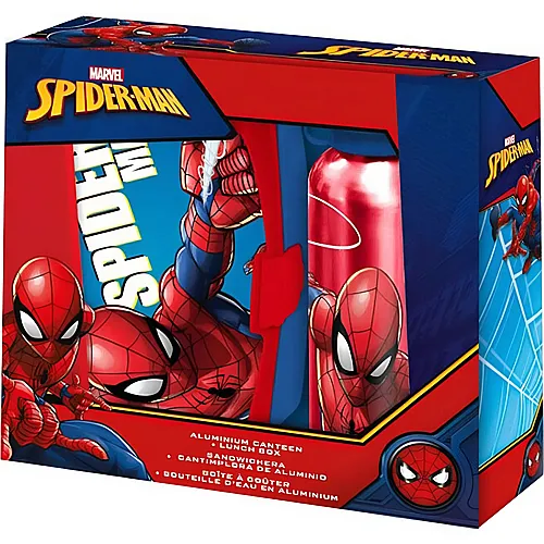 Kids Licensing Spiderman Lunchbox und Trinkflasche
