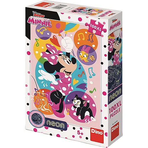 Dino Puzzle Neon Puzzle - Minnie (100Teile)
