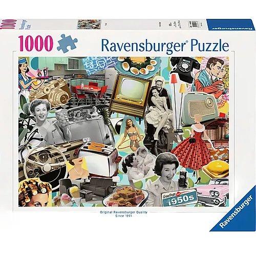 Ravensburger Puzzle Die 50er Jahre - 1000 Teile