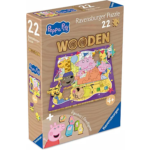 Wooden Peppa Pig 22Teile