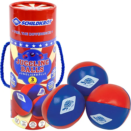 Schildkr�t 3er Set Jonglierb�lle - � 6 cm