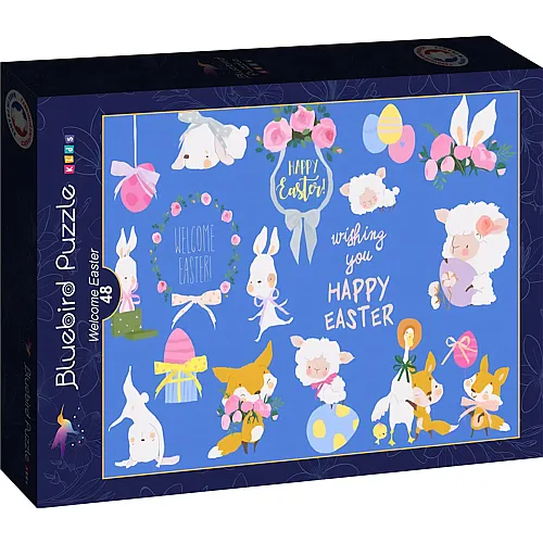 Bluebird Puzzle Welcome Easter - 48 Teile