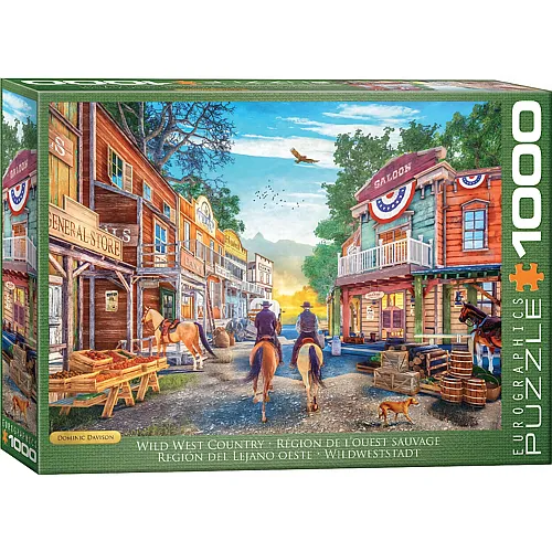 Eurographics Puzzle Wildweststadt - 1000 Teile