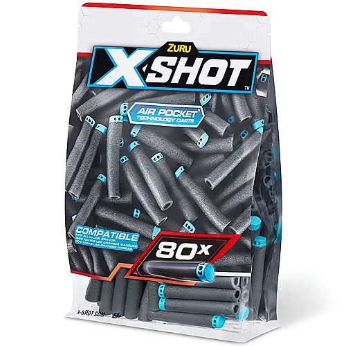 X-Shot 80er Nachfllpack Darts