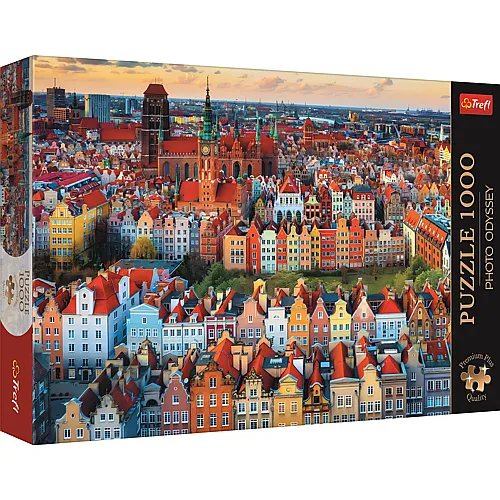 Trefl Puzzle Blick auf Gdansk, Polen - 1000 Teile