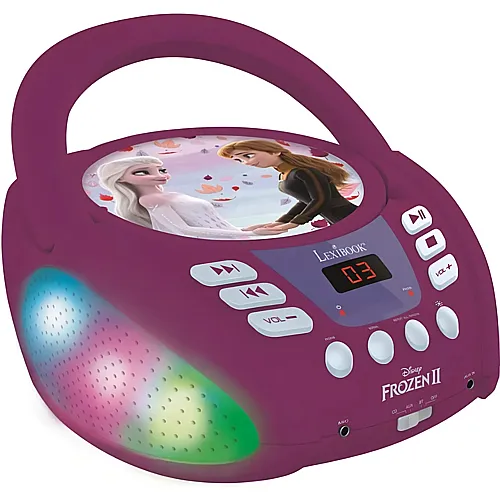 Lexibook Disney Frozen Bluetooth CD-Spieler mit Lichteffekten